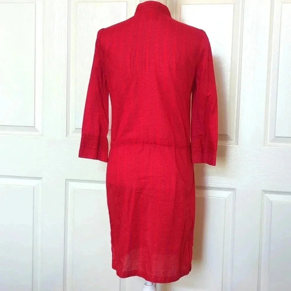 Tory Burch Red and Purple Pool Beach Cover-up Dress - Picture 5 of 7